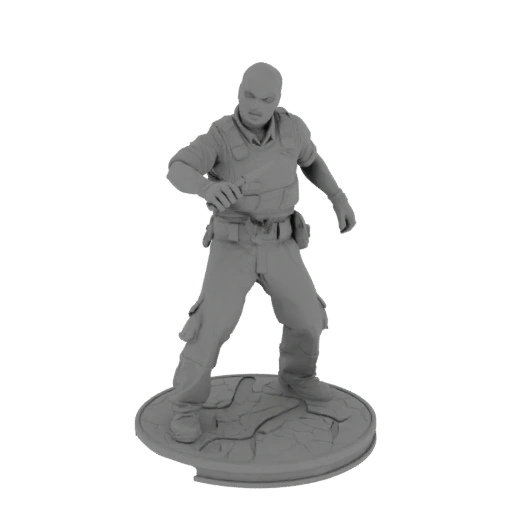 Tactical Operative with Knife Miniature