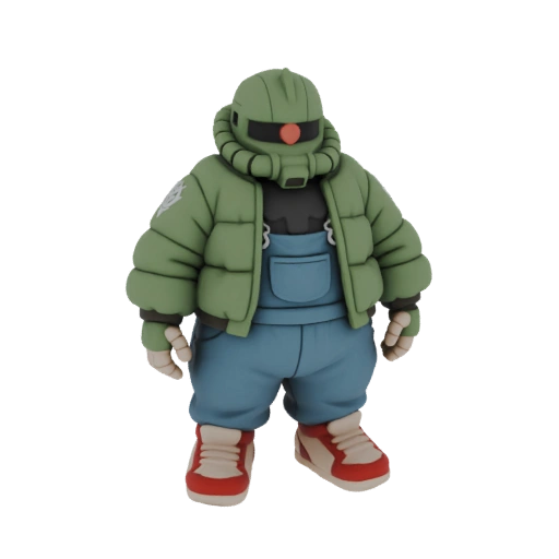Chubby Zaku "Puffy" Toy Figure
