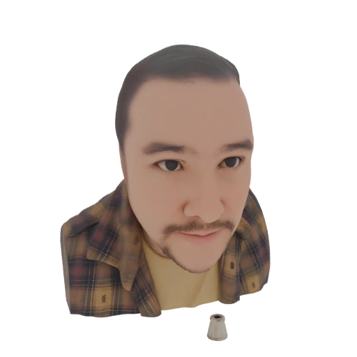 Man in Plaid Shirt 3D Model