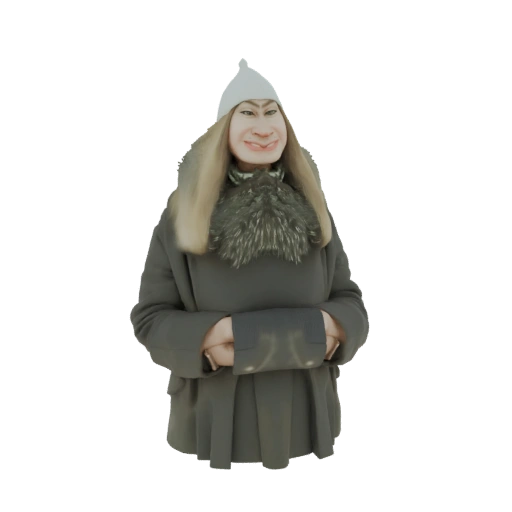 Winter Woman Figurine