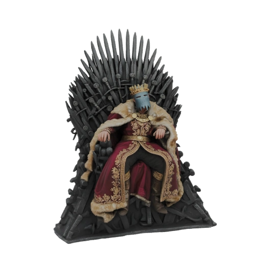King on the Iron Throne Miniature