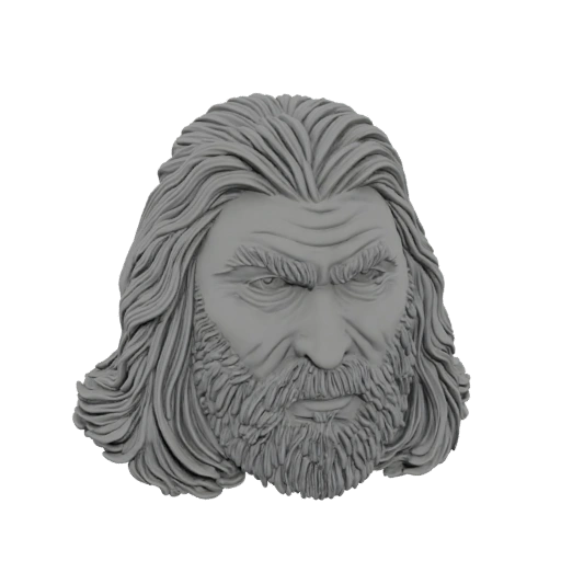 Ancient Warrior Bust 3D Model