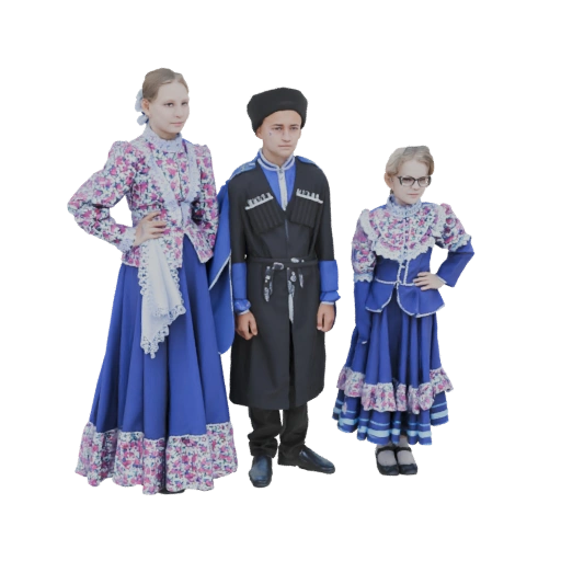 Children's Traditional Caucasian Costumes
