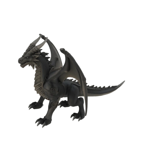 Dunkle Fantasie Drachenboss Miniatur STL - Befehl