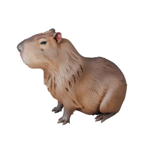 Modelo 3D de Capibara para Blender - Asset PBR con Texturas | PBR