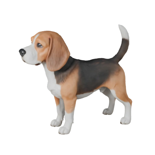 Modèle 3D de Chien Beagle pour Blender - Asset PBR avec Textures | PBR
