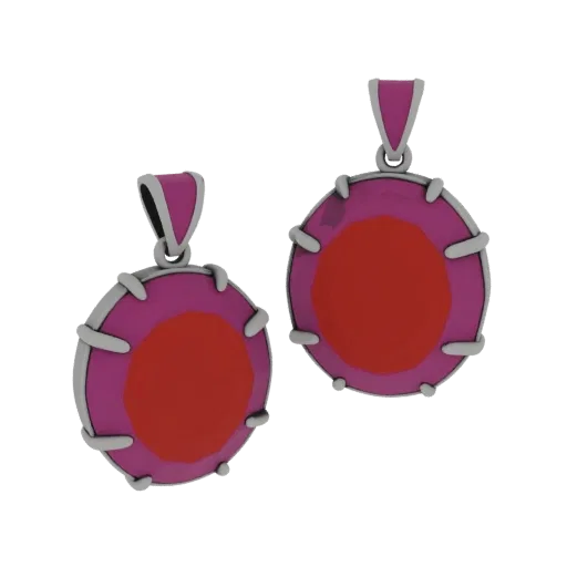 Ruby Pendant render detail 3D model, front-three-quarter studio render, highlighting pendant form and finish detail.