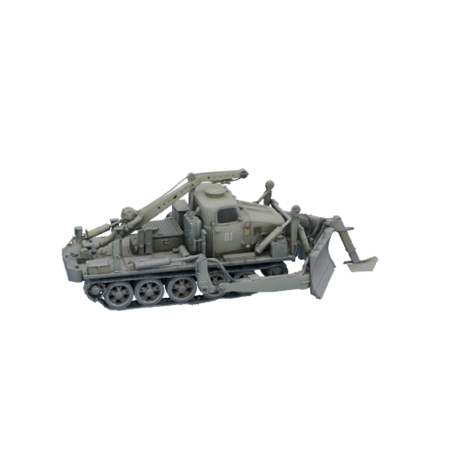 WWII Soviet AT-T Heavy Artillery Tractor