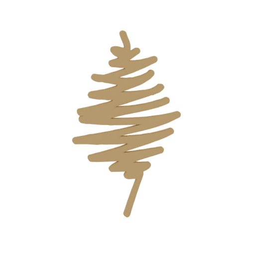 Abstract Pine Tree