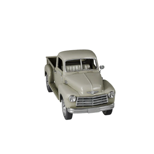 Camioncino d'epoca 3D Model - Pronto per il gioco PBR Trasporto