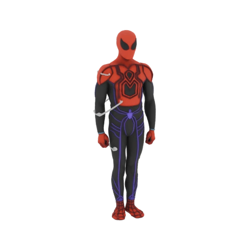 Spider-Man Suit 3D Model