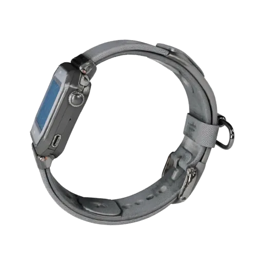 Outdoor Fitness Band High Poly 3D model, close-up studio render, showing silicone, wearable fit.