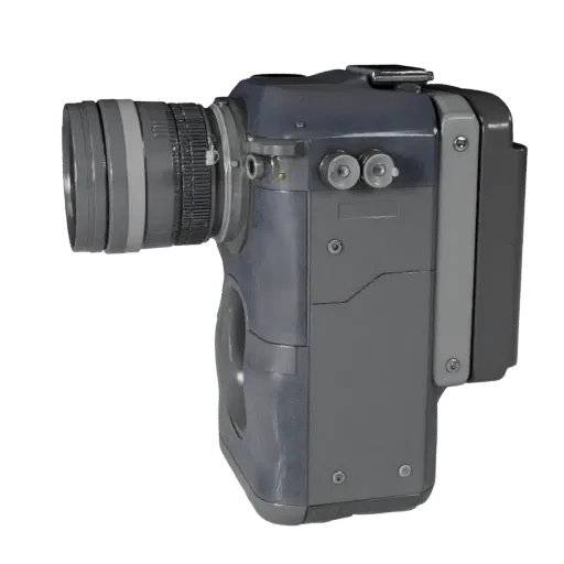 Cinema Drone Camera Modular 3D model, isometric modular kit view, showing textured grips, lens barrels.