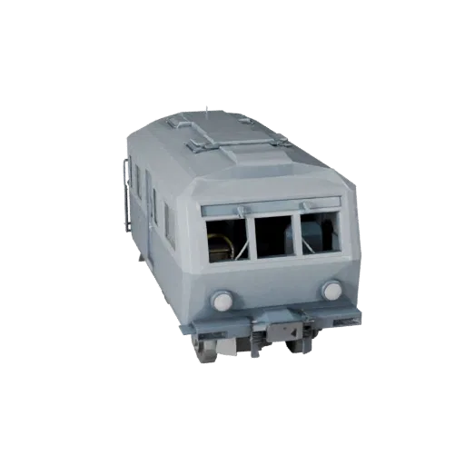 Low Poly Train 3D Model for Unity & Unreal PBR Asset