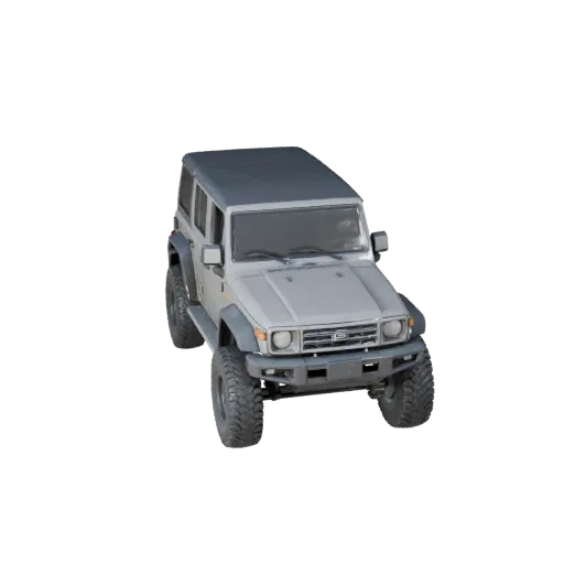 Game Ready Crossover Suv 3D Model for Realtime Use