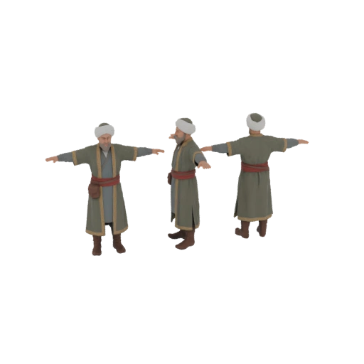 Ottoman Warrior 3D Model