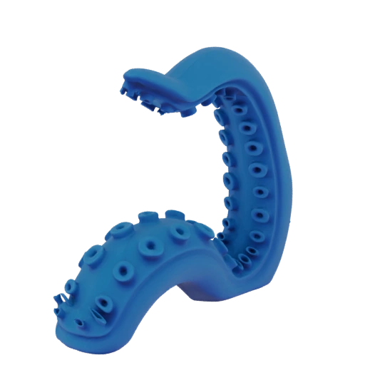 Blue Octopus Tentacle Sculpture