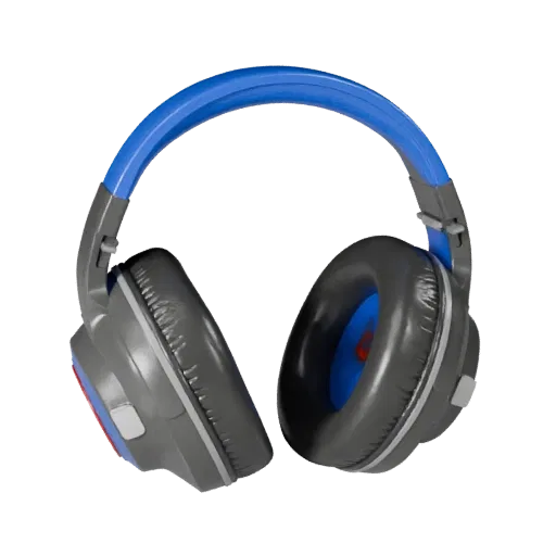 Retro Gaming Headset High Poly 3D model, close-up studio render, showing soft ear pads, wearable scale.