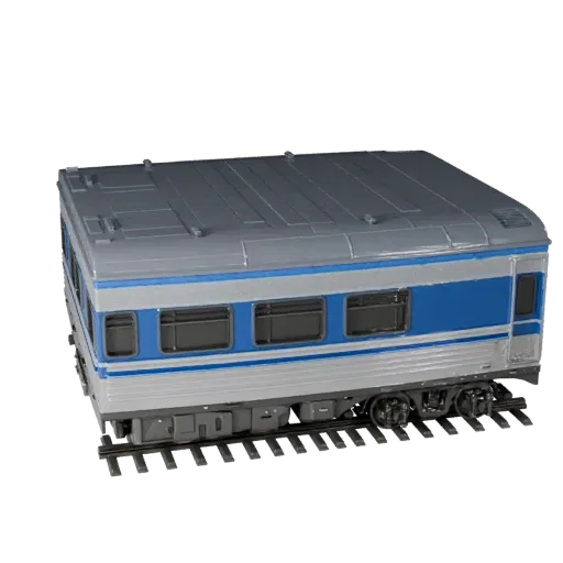 High Speed Train 3D Model for Unreal Engine - Game Ready