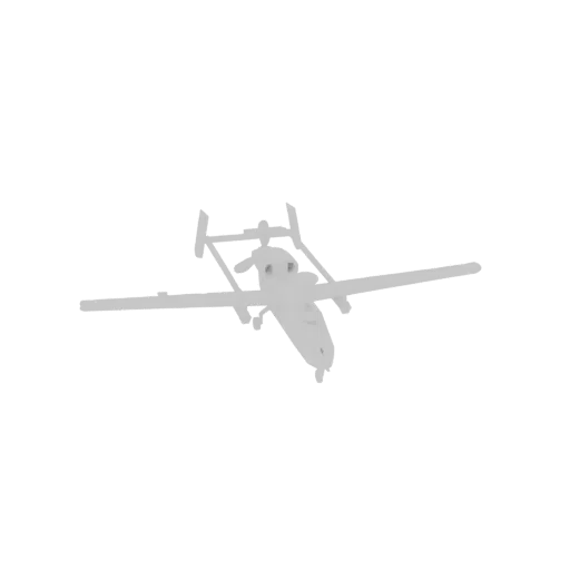 3D model render of a modern attack helicopter with a sleek, gray finish, viewed from a slightly elevated angle.