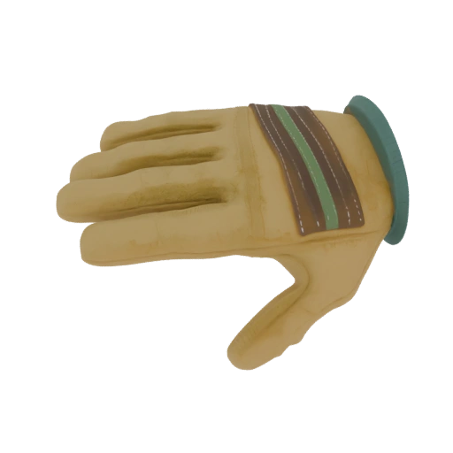Leather Work Glove 3D Model