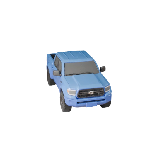 Camionete Imprimível STL Modelo 3D para Colecionáveis &