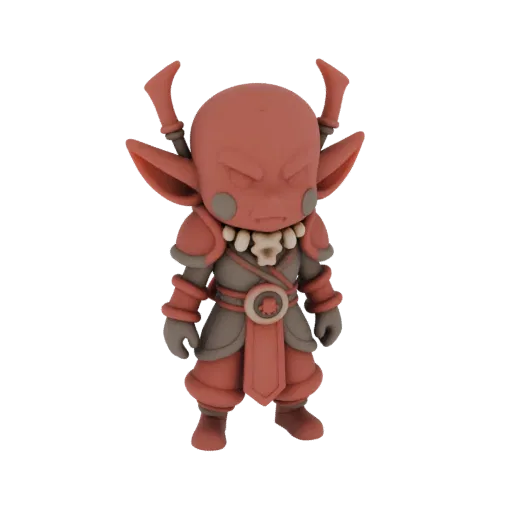 Fantasy Elf Fighter Miniature STL