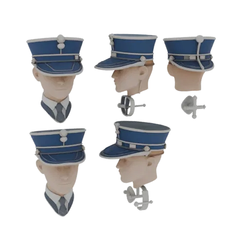 Diamond Gem Set Formal Button 3D model, three-quarter front view, AR viewer studio render, diamond finish.