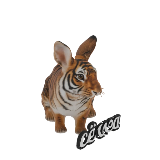 Tiger Rabbit Hybrid 3D Model