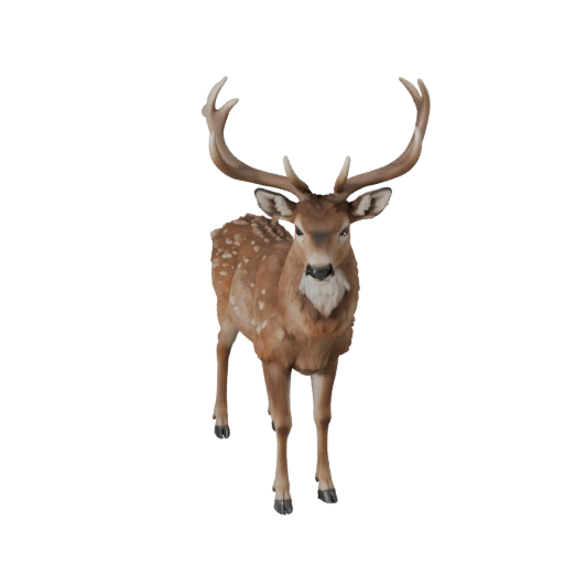 Modello 3D Cervo Realistico - Asset PBR Rigged per Giochi | Royalty-Free