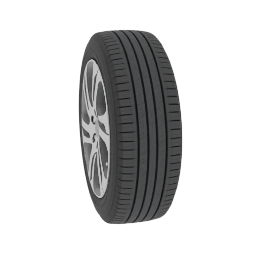 Car Tire with Alloy Wheel