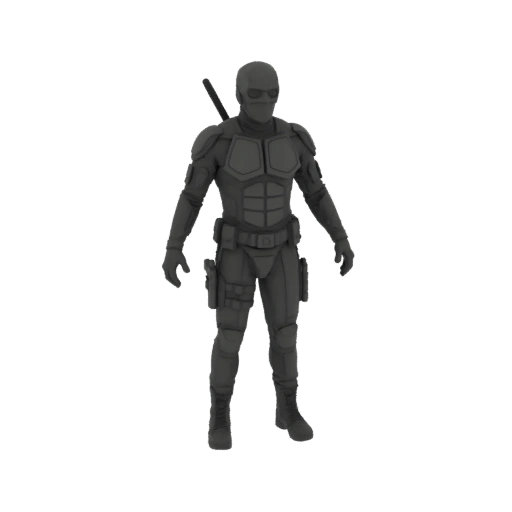 Tactical Operative 3D Model