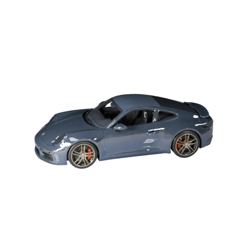 Sportwagen im Stil von Porsche 3D-Modell für Unity - Low Poly