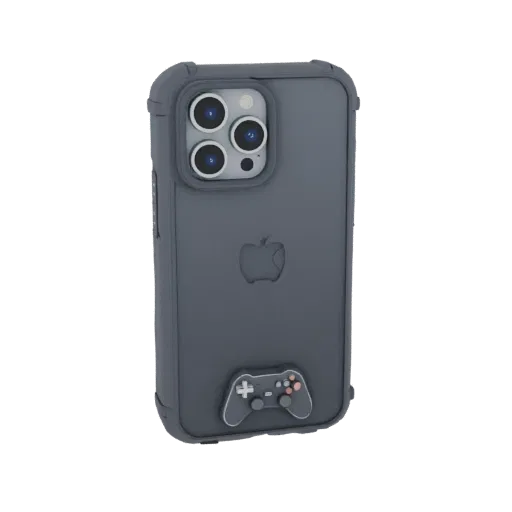 3D-Modell Hülle für iPhone 13 Pro mit Mini-Gaming-Controller, Rückansicht