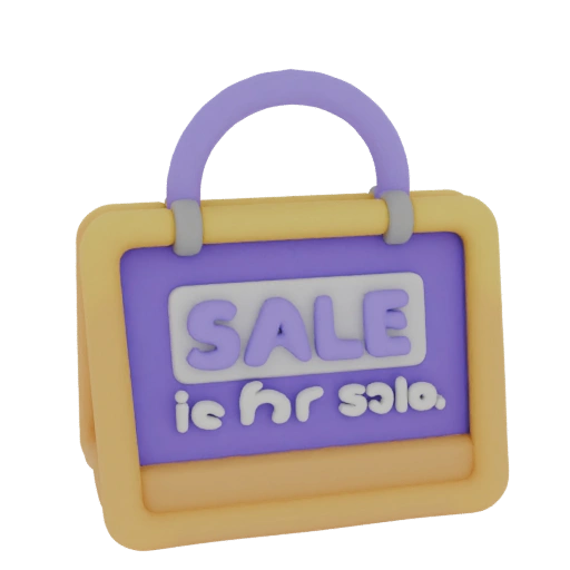 SALE Sign 3D Model