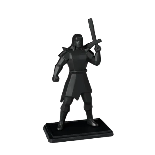 Abstract Unit Marker STL printable 3D model preview showing scale, three-quarter display angle