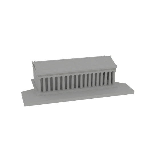 Ancient Greek Temple 3D Model