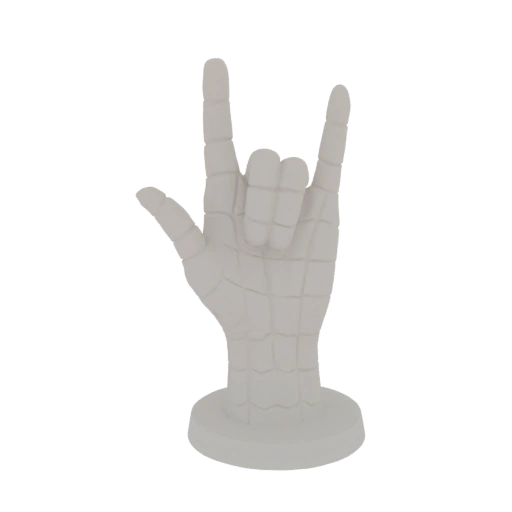 Rock On Hand Sculpture