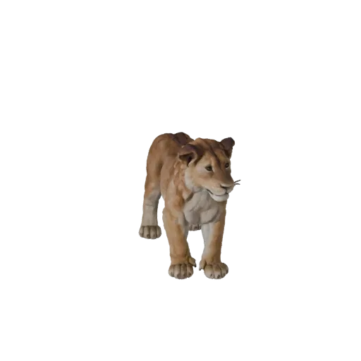 Realistic Lion Cub 3D Model - Rigged PBR Asset for Games | PBR