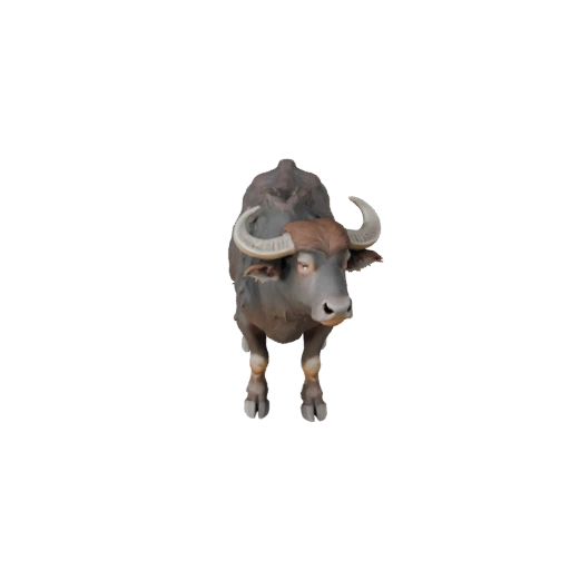 Búfalo de Agua Realista 3D - Activo PBR Rigged para Juegos