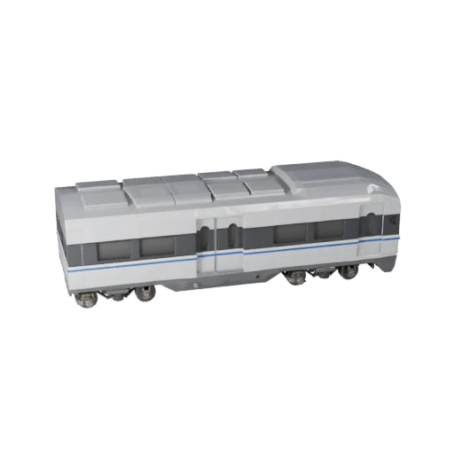 Modèle 3D de Train à Grande Vitesse Low Poly pour Unity & Unreal