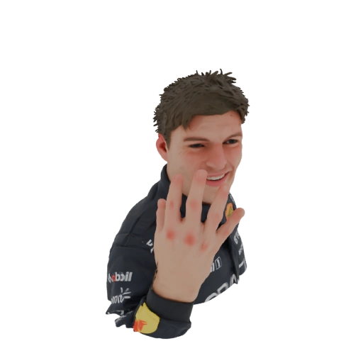 Max Verstappen 3D Model