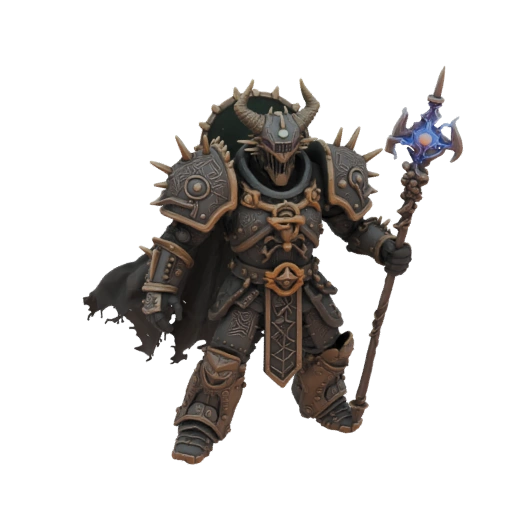Chaos Sorcerer of Tzeentch with Warp Staff