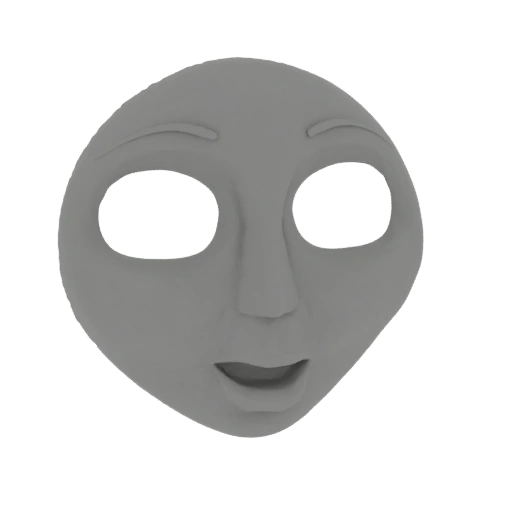 Stylized Character Face Mask