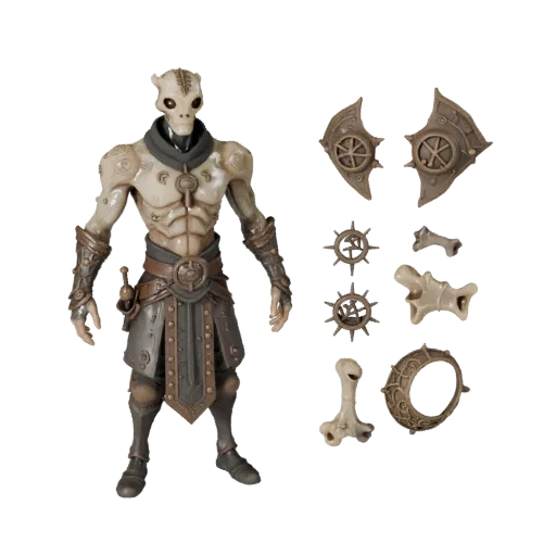 Realistic Arcane Bard Character Model - Rigged