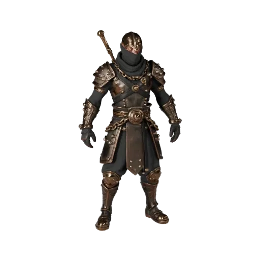 Realistic Arcane Ninja Character Model - Rigged