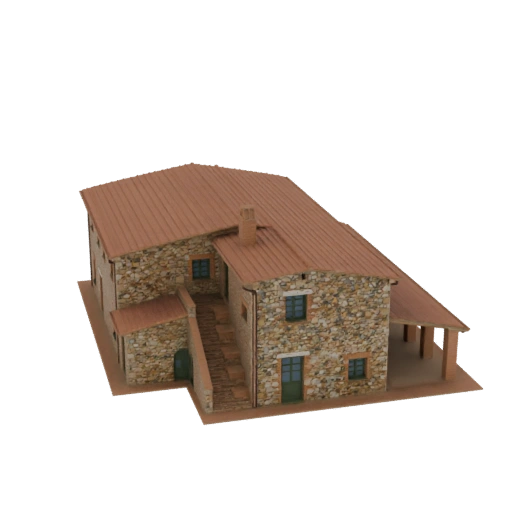 Stone Farmhouse with Terracotta Roof