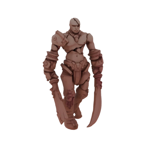 Ancient Warrior with Dual Blades