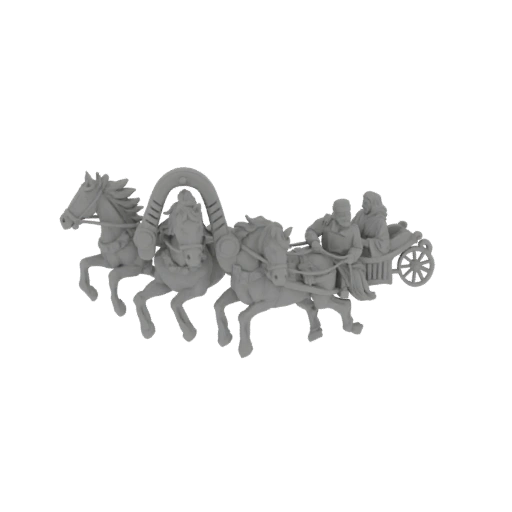 Horse-Drawn Carriage with Figures