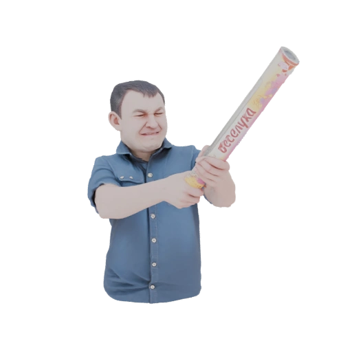 Man with Confetti Popper